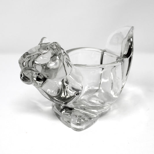 Candle Holder, Avon, Figural Glass Squirrel, Votive / Tealight Holder, Vintage