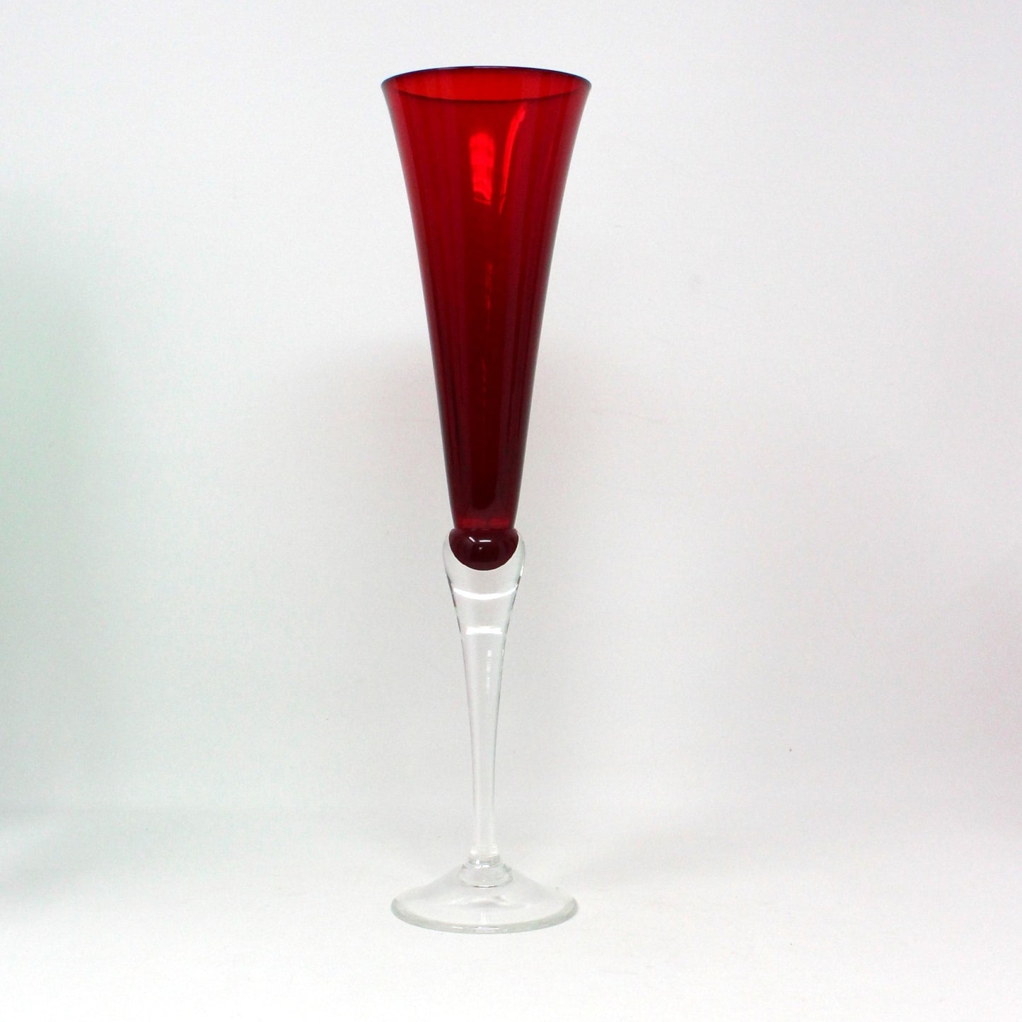 Champagne Flutes, Lenox, Holiday Gems, Ruby & Emerald, Set of 8, SOLD