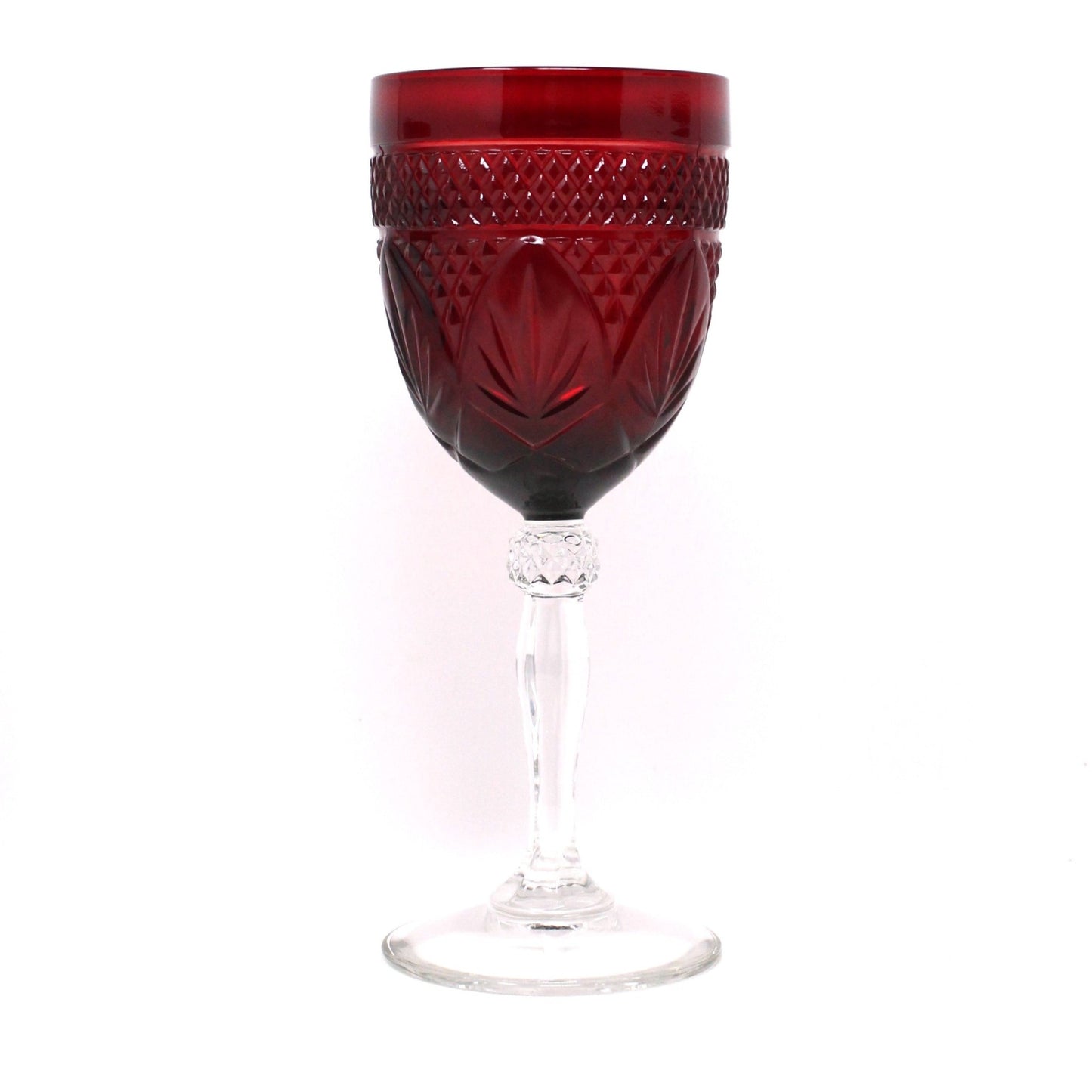 Water Goblets, Luminarc / Cristal D'Arques-Durand, Antique Ruby, Set of 4