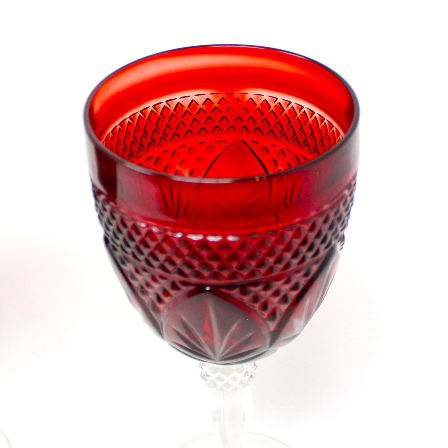 Water Goblets, Luminarc / Cristal D'Arques-Durand, Antique Ruby, Set of 4