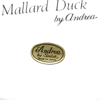 Decoy Duck, Andrea by Sadek, Hand Painted Mallard Decorative Duck, Vintage