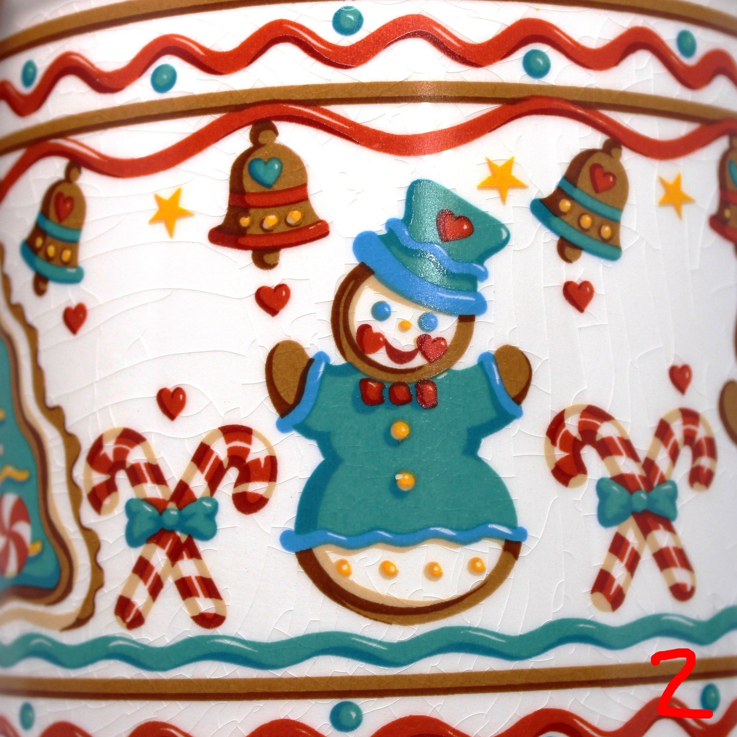 Cookie Jar, Teleflora, Gingerbread House Christmas Jar / Canister, Vintage