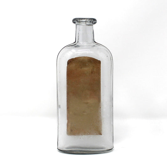 Extract Bottle, W T Rawleigh, Extract of Orange, Original Label, Cork Closure, Antique