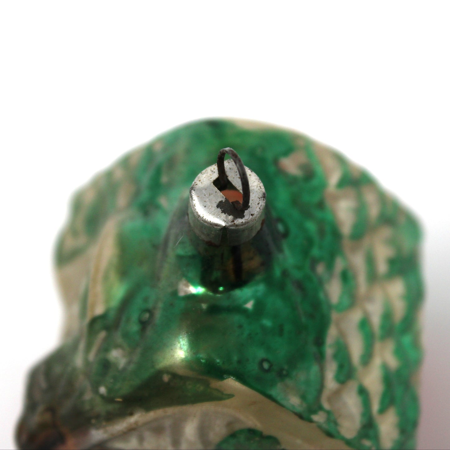 Ornaments, Christmas Mercury Blown Glass, Cottage House, Lauscha, Germany, Antique