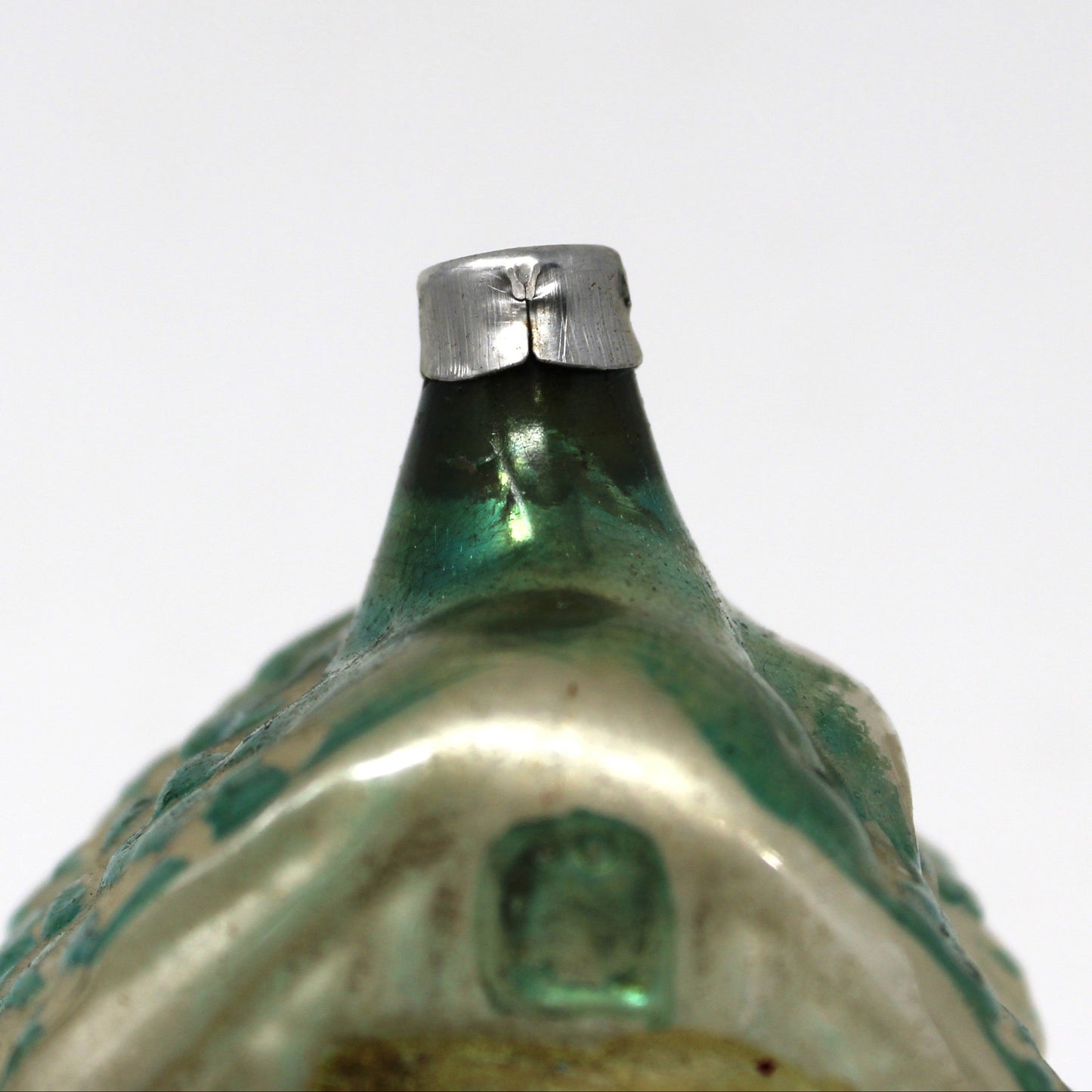 Ornaments, Christmas Mercury Blown Glass, Cottage House, Lauscha, Germany, Antique