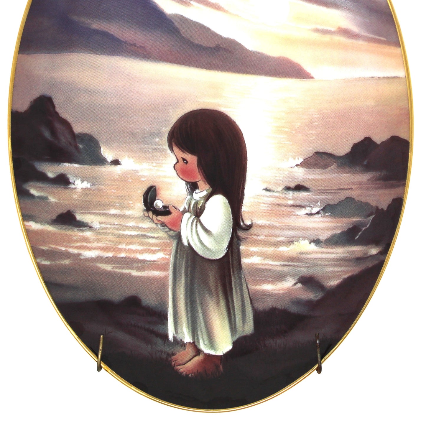 Decorative Plate, Hamilton Collection, Precious Moments, The Pearl Of Great Price, Vintage 1995