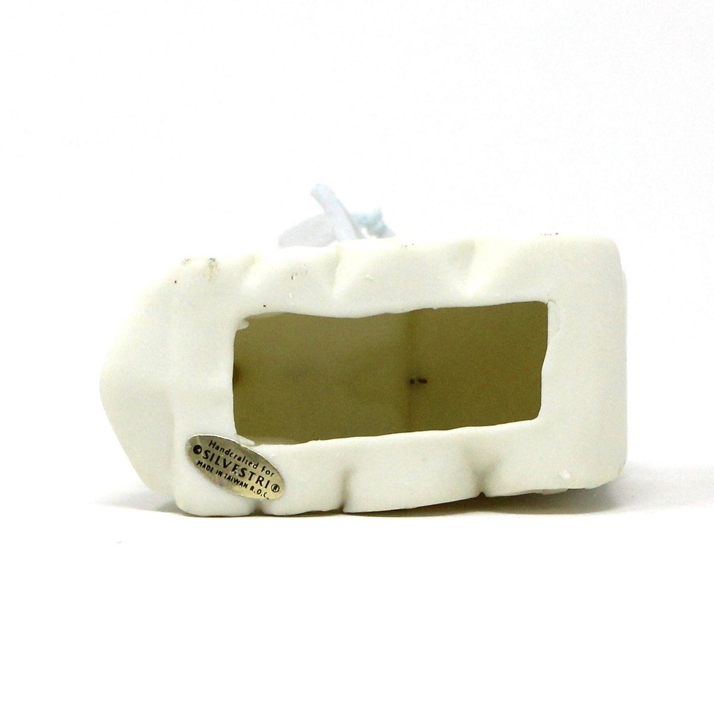 Ornaments, Silvestri, Train, White Porcelain Bisque, Vintage