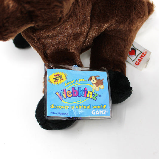 Plush Toy, GANZ, Reindeer, Webkinz Virtual Pet, Christmas Collectible Unused Code, 2007
