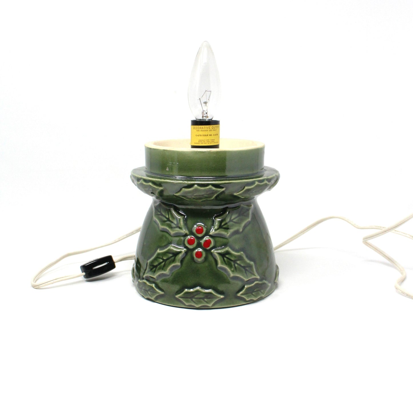 Christmas Tree, Lighted Ceramic Christmas Tree, Original Box, Vintage 17.5"