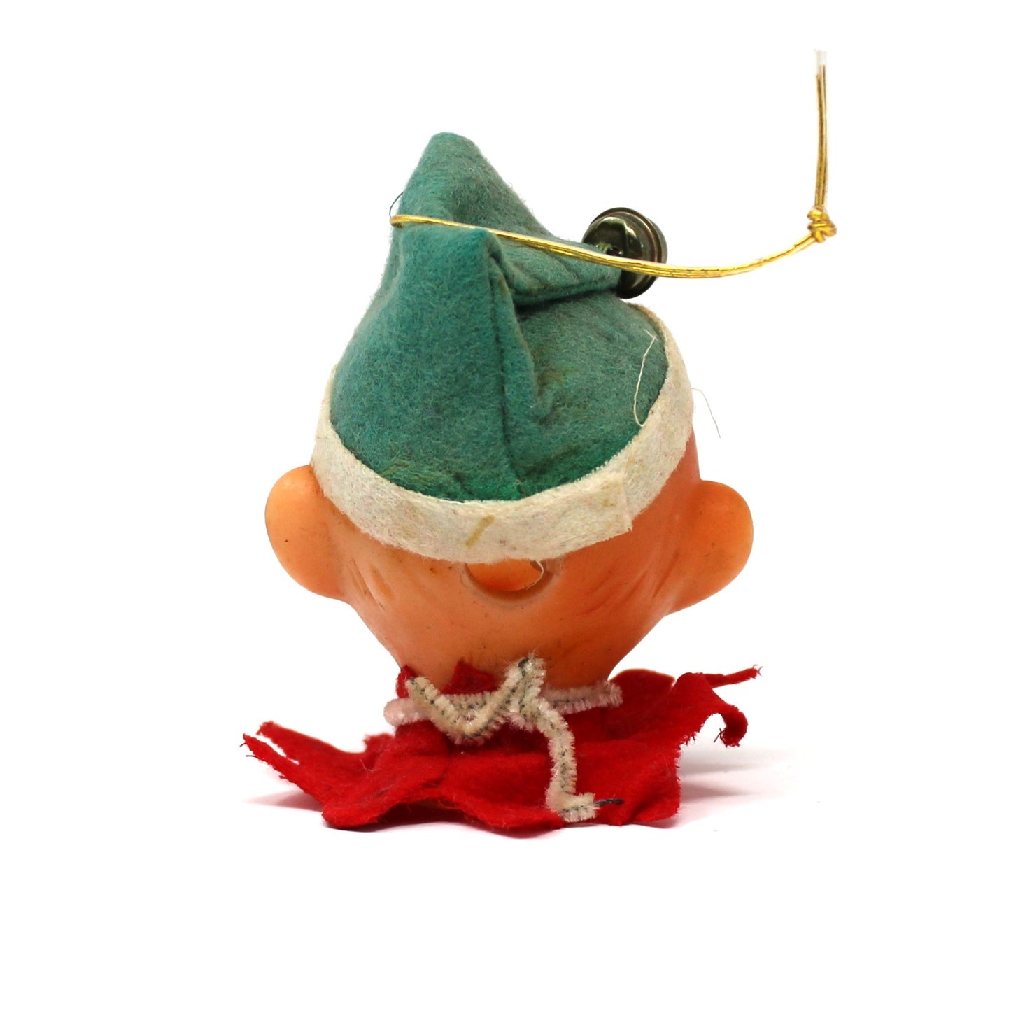 Ornaments, Pixie Elf Christmas Light Cover, Mid Century Collectible, Green OR Red Sold Separately, Vintage