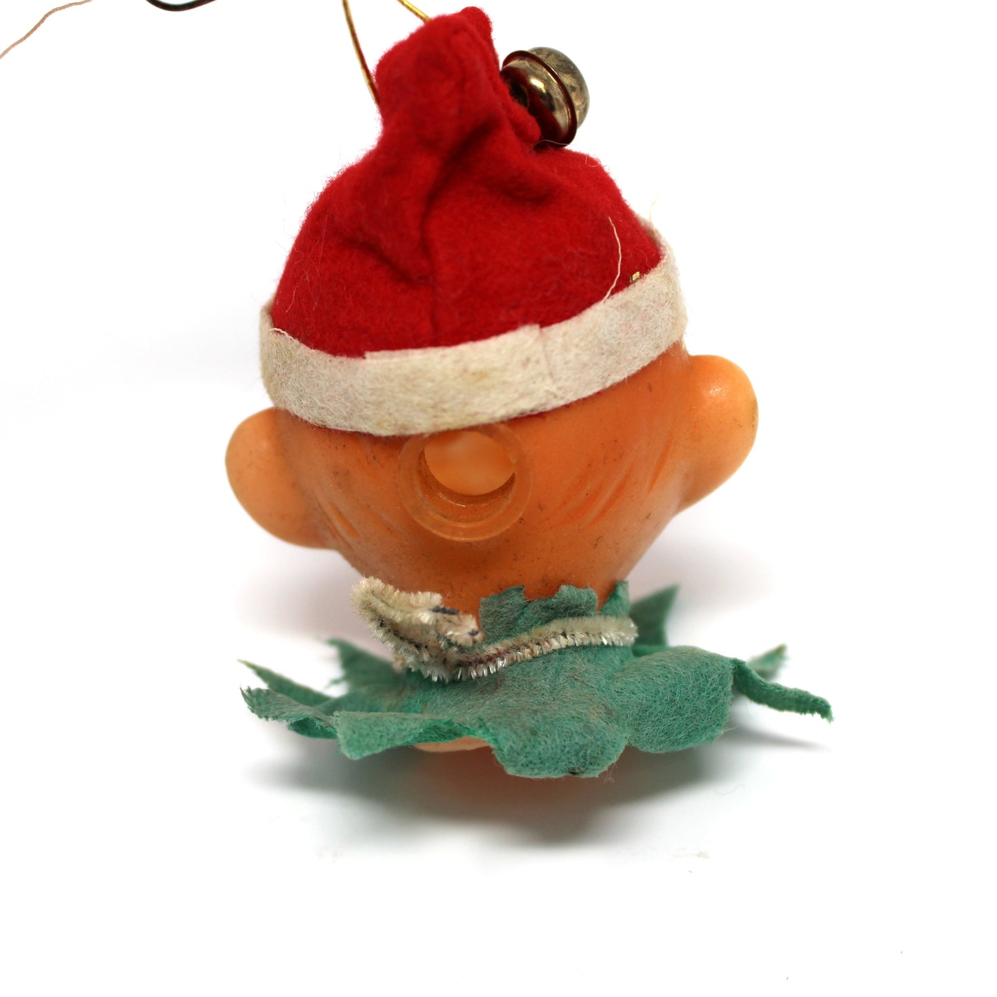 Ornaments, Pixie Elf Christmas Light Cover, Mid Century Collectible, Green OR Red Sold Separately, Vintage