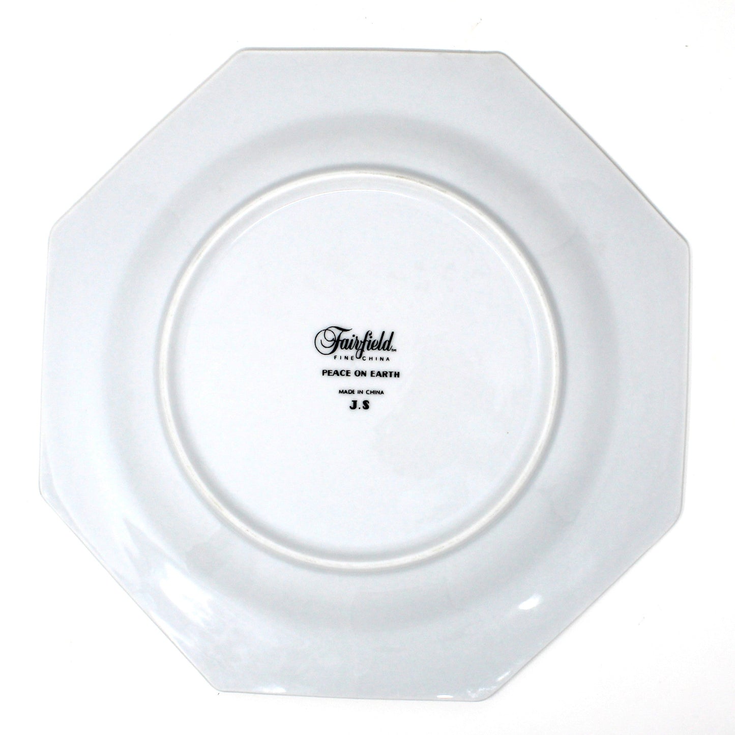 Dinnerware, Fairfield, Peace on Earth Christmas Tree Pattern, Service for 4 (16 Pcs), Vintage