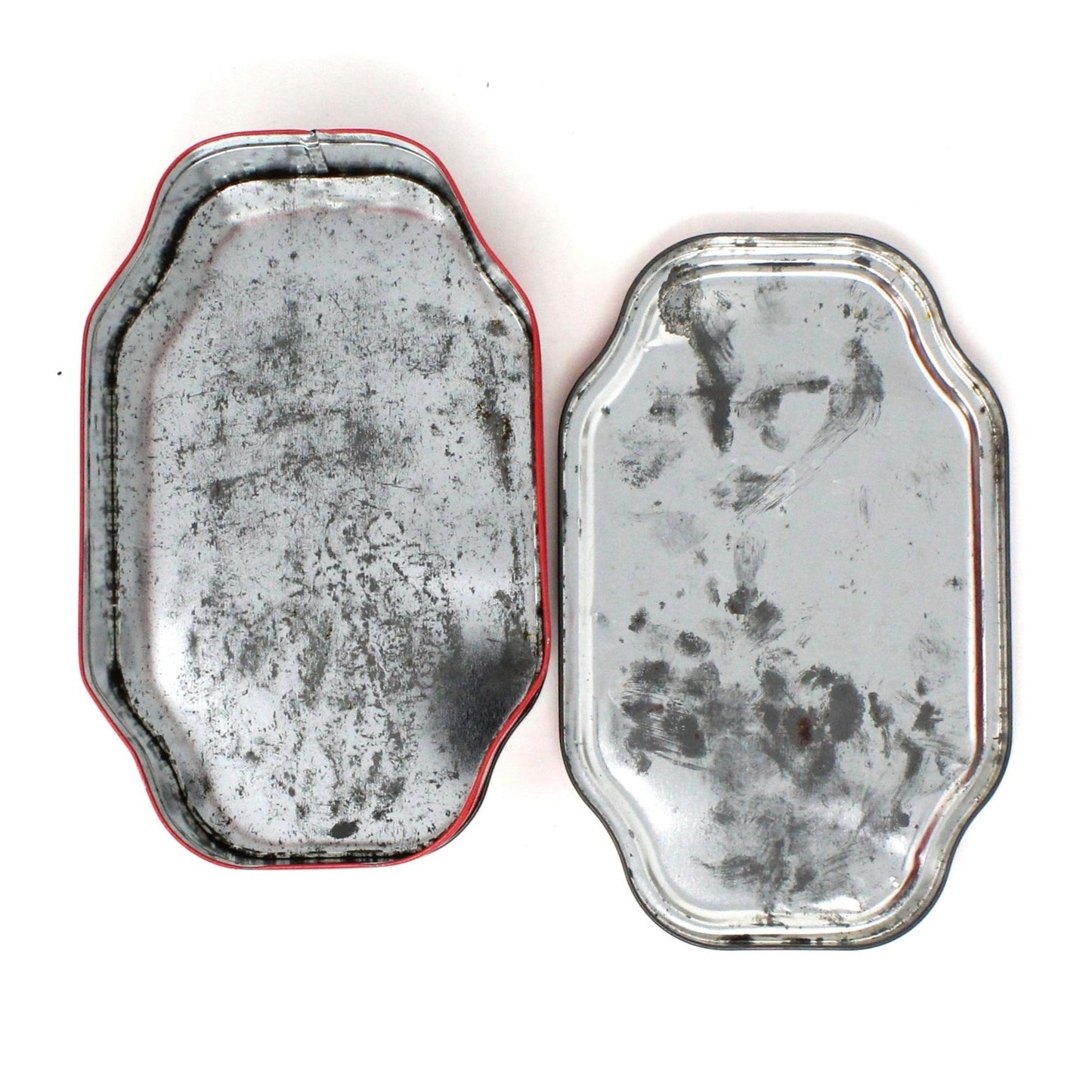 Tins, Gift Tin / Cookie Tin, Season's Greetings Santa Claus by Tom Browning, Olive Can Co, Vintage, SOLD