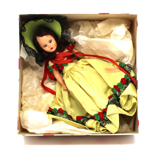 Dolls, Nancy Ann Storybook, December Girl, Just a Dear #198  in Original Box, Vintage