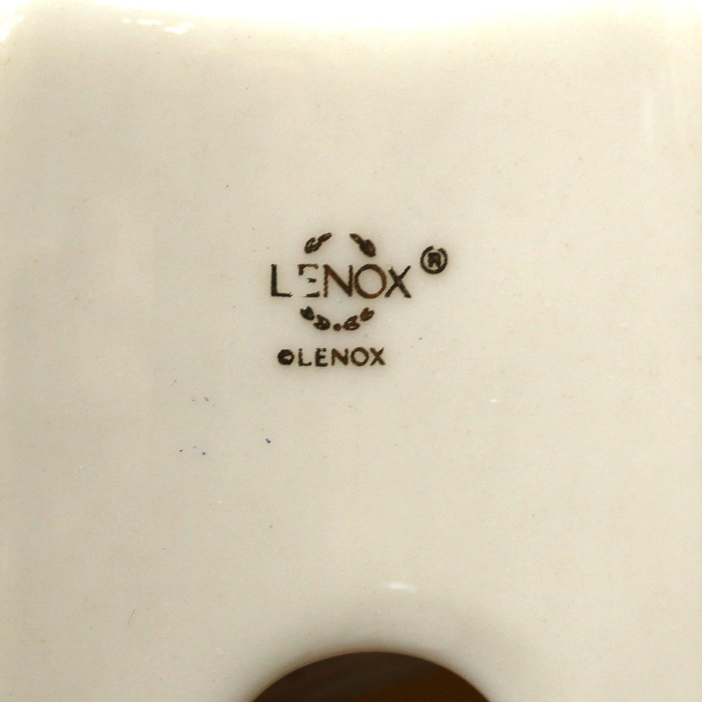 Ornaments, Lenox, Sledding Teddy in Box, Laurel Collection, Porcelain, Dated, Vintage 1996