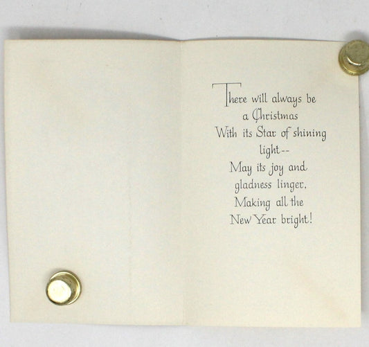 Greeting Card / Christmas Card, Charlot Byj, Angel Praying, Unused with Envelope, Original Coronation, Vintage