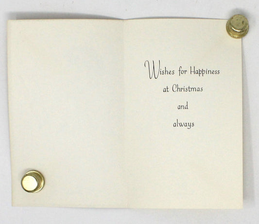 Greeting Card / Christmas Card, Charlot Byj, Angel Singing, Unused with Envelope, Original Hampshire, Vintage