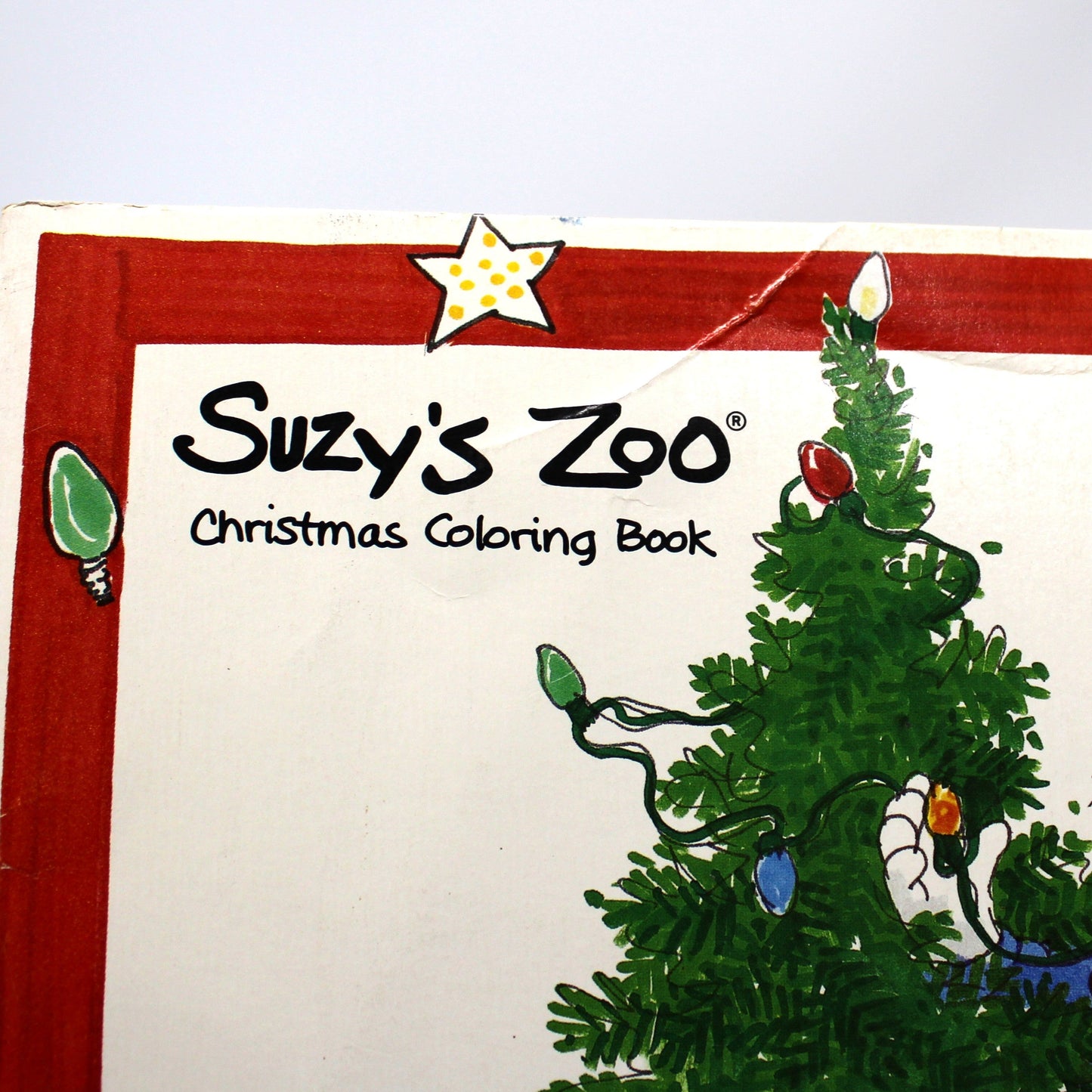 Coloring Book, Suzy's Zoo, Christmas, Volume 14, Vintage 1991