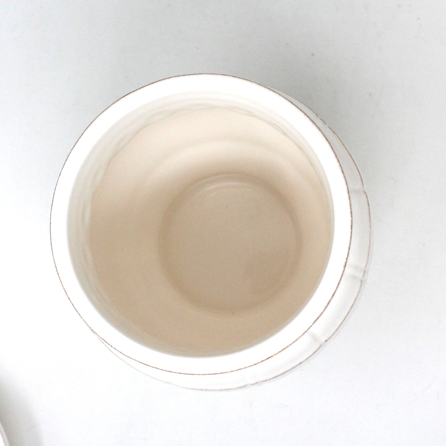 Canister Set, American Atelier, Seville White Ironstone, Set of 3, SOLD