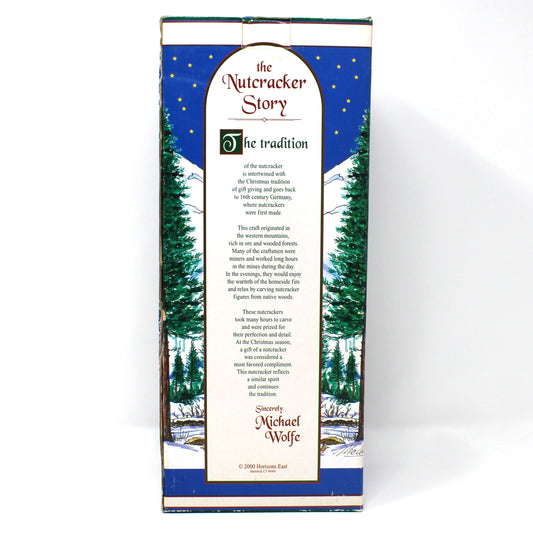 Figurine, Wooden Nutcracker Mouse King, by Michael Wolfe, Horizons East, Original Box