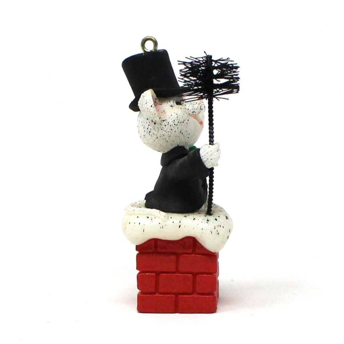 Ornaments, Hallmark, Mouse Chimney Sweep, in Box, 1987