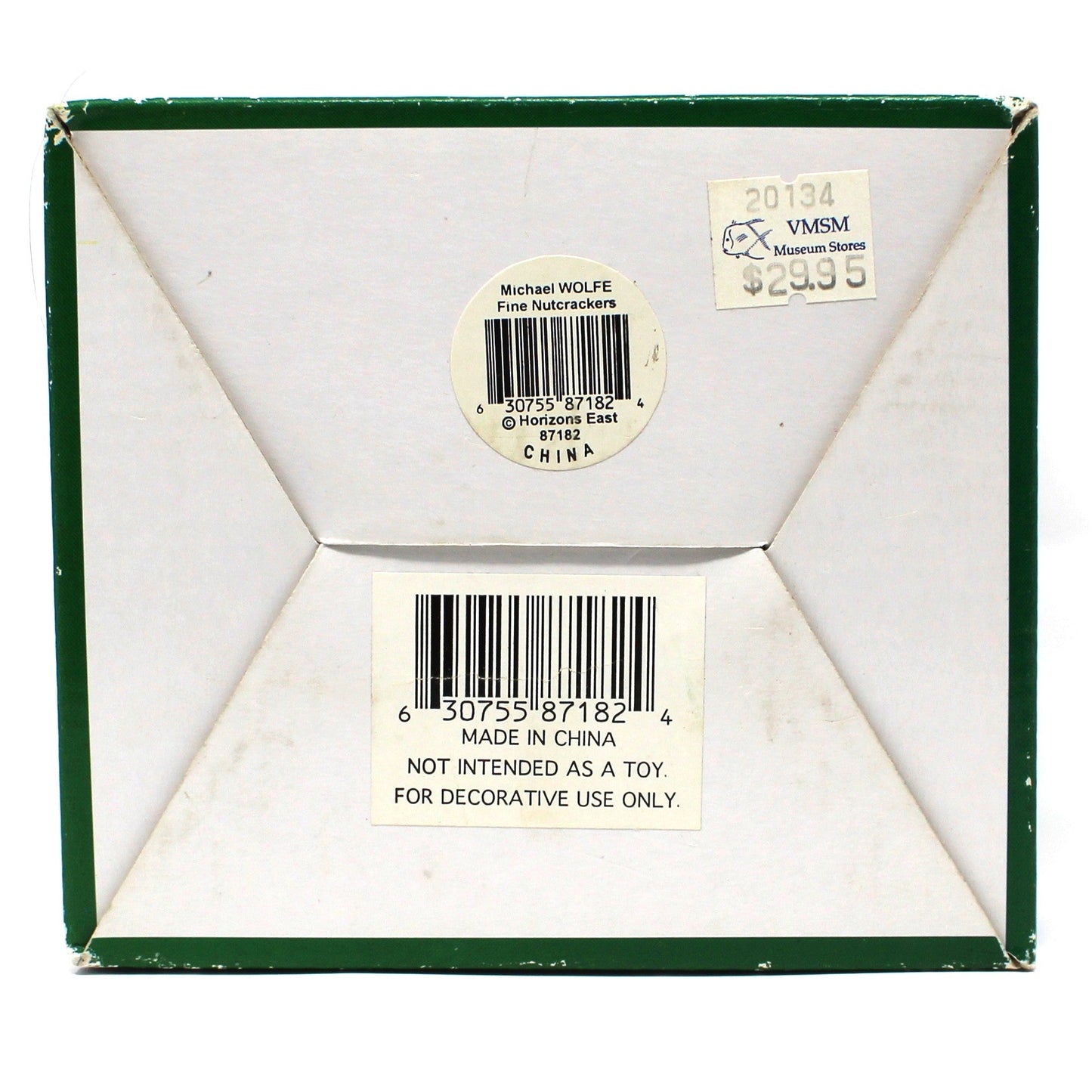 Figurine, Wooden Nutcracker Mouse King, by Michael Wolfe, Horizons East, Original Box