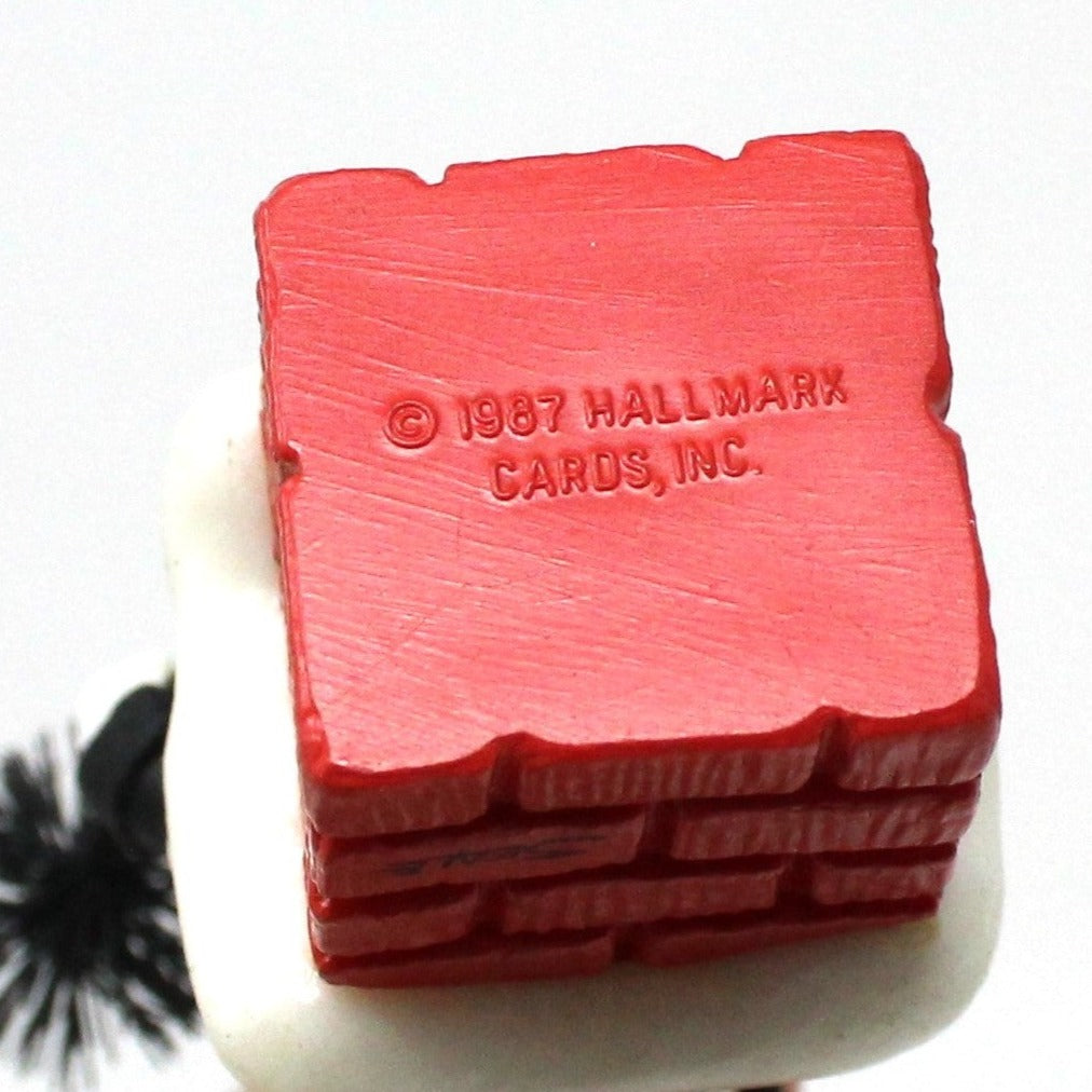 Ornaments, Hallmark, Mouse Chimney Sweep, in Box, 1987