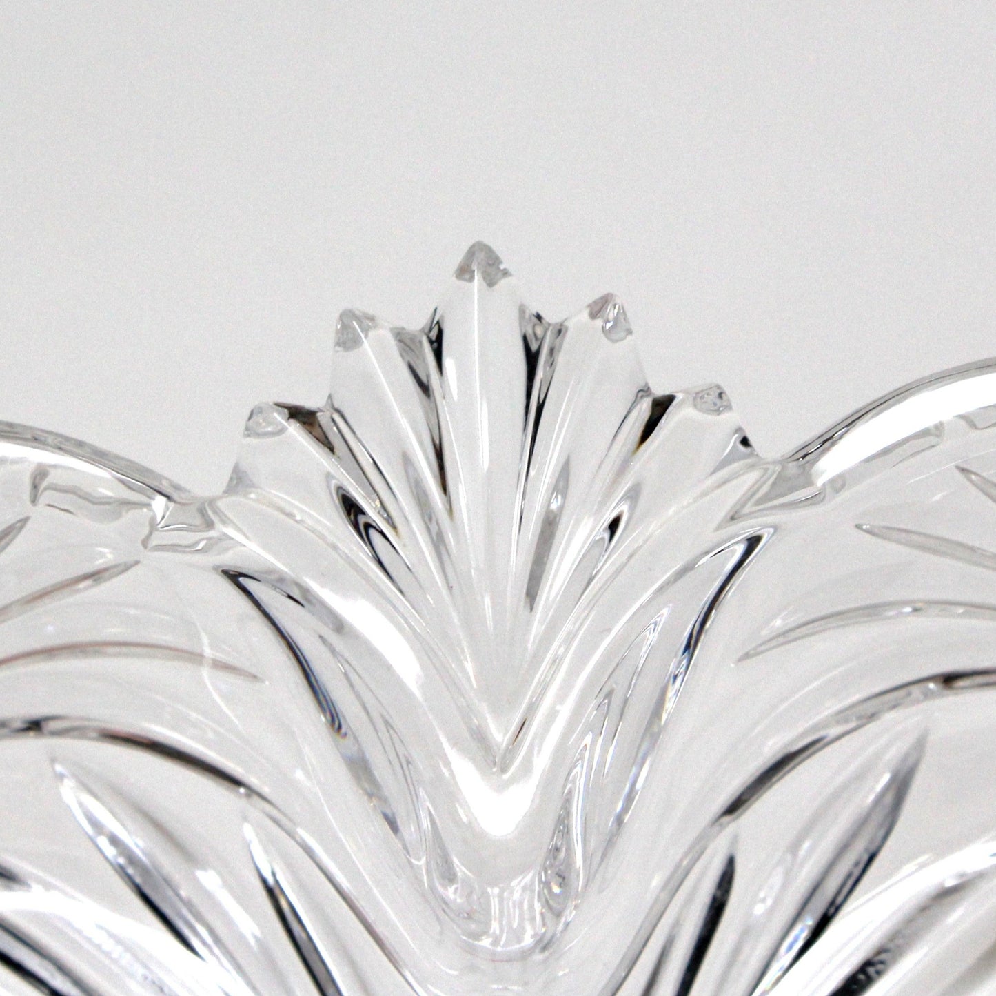 Bon Bon / Candy Dish, Oneida, Southern Garden Frosted, Crystal, Heart Shaped Dish, Germany