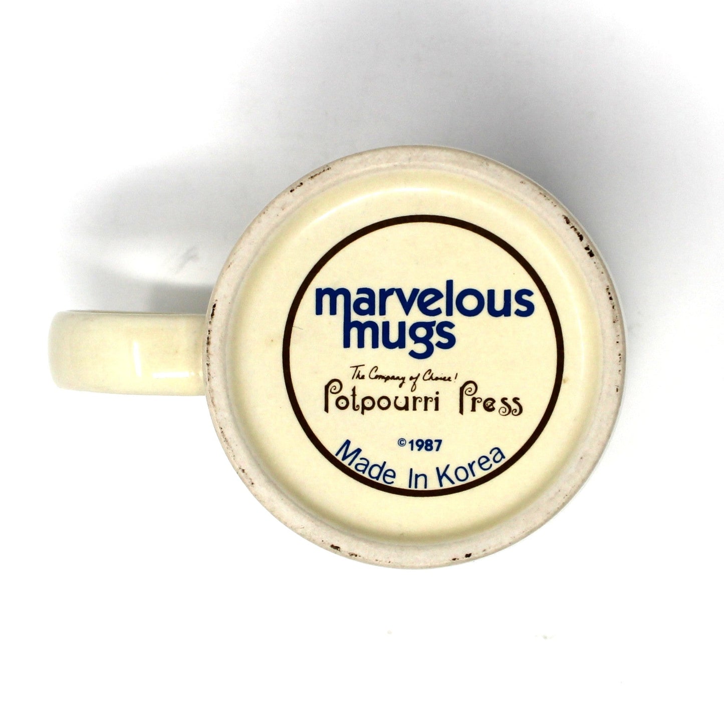 Mug, Potpourri Press, Victorian Santa Claus, Christmas Mug signed by Wim Schimmer, Ceramic, Vintage 1987