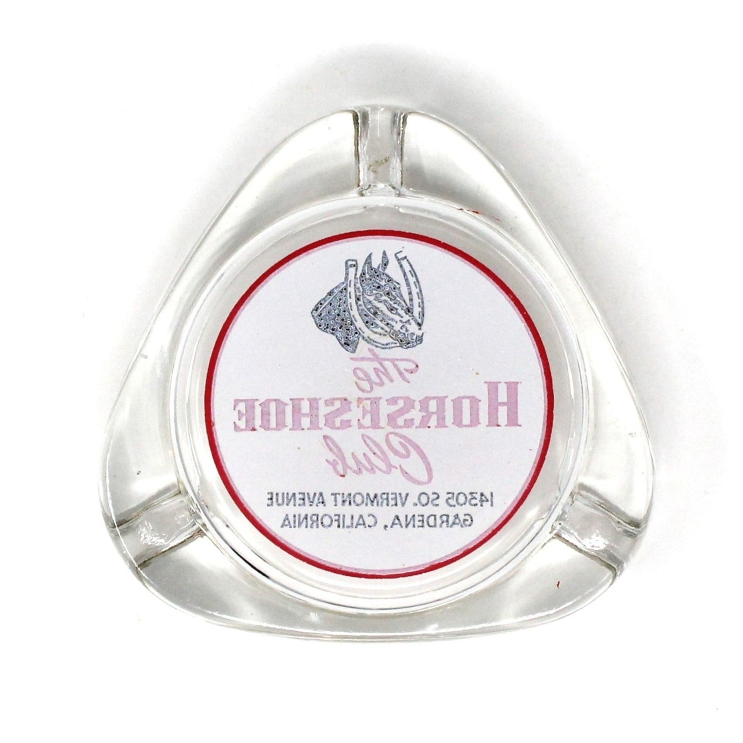 Ashtray, Casino Souvenir, The Horseshoe Club, Gardena, CA, Vintage