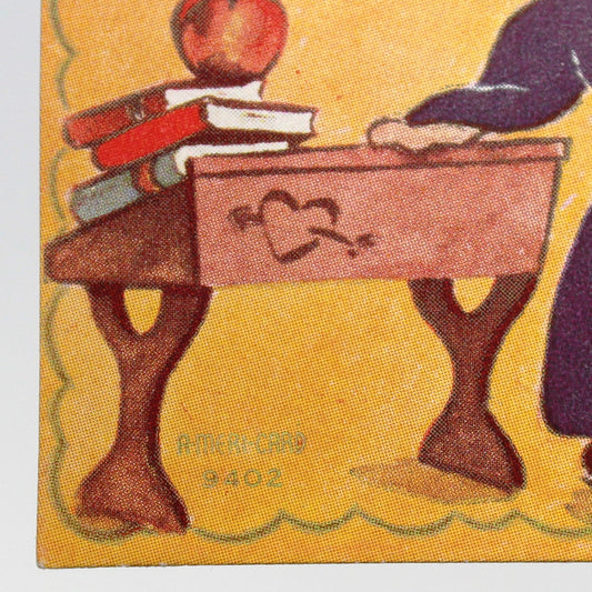 Greeting Card / Valentine Card, A-Meri-Card, School Graduate, Vintage