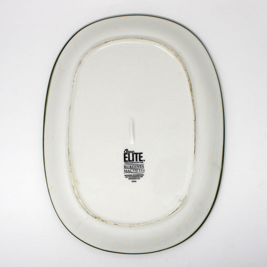 Platter, Gibson, Palm Court Christmas, Tropical Holiday Servingware, 2004