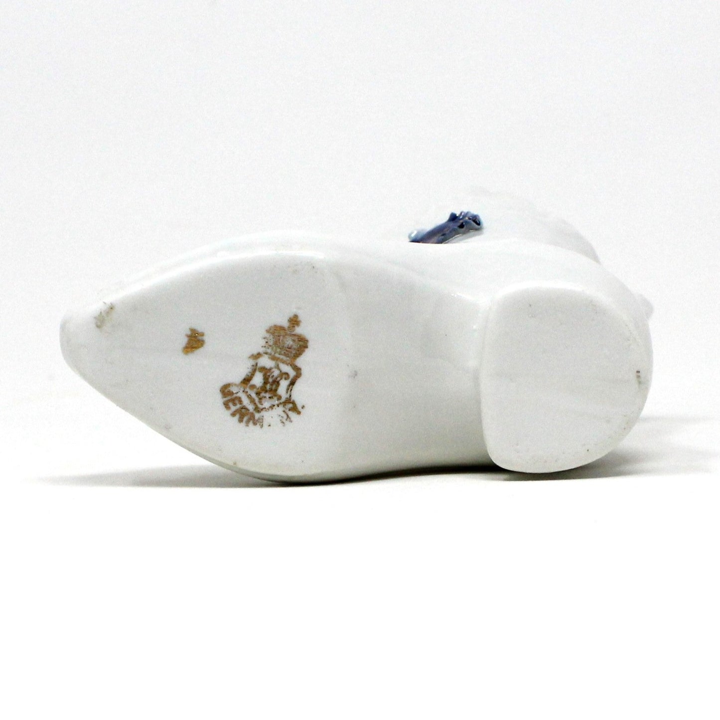 Shoe / Boot, Porcelain Victorian Boot, Hand Applied Floral, Vintage Germany