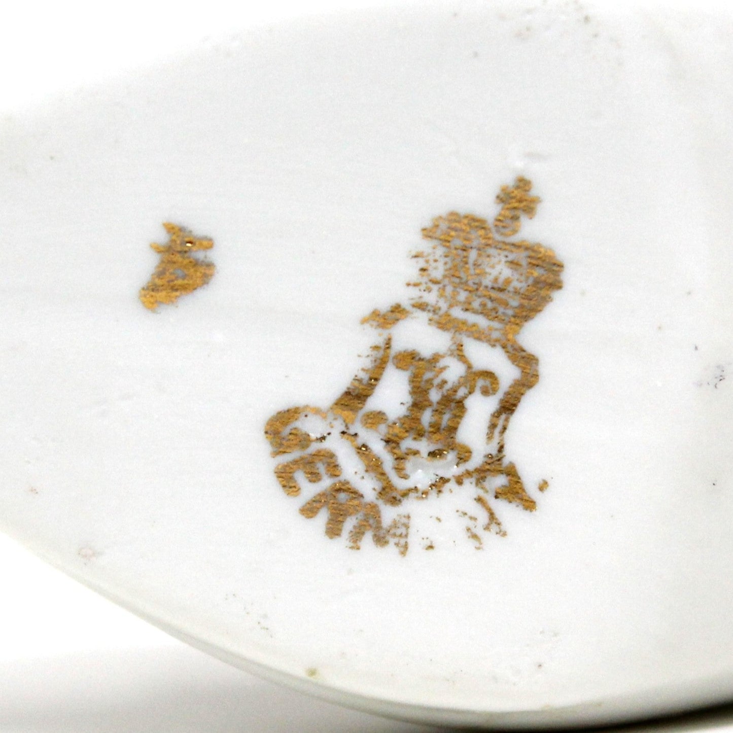 Shoe / Boot, Porcelain Victorian Boot, Hand Applied Floral, Vintage Germany