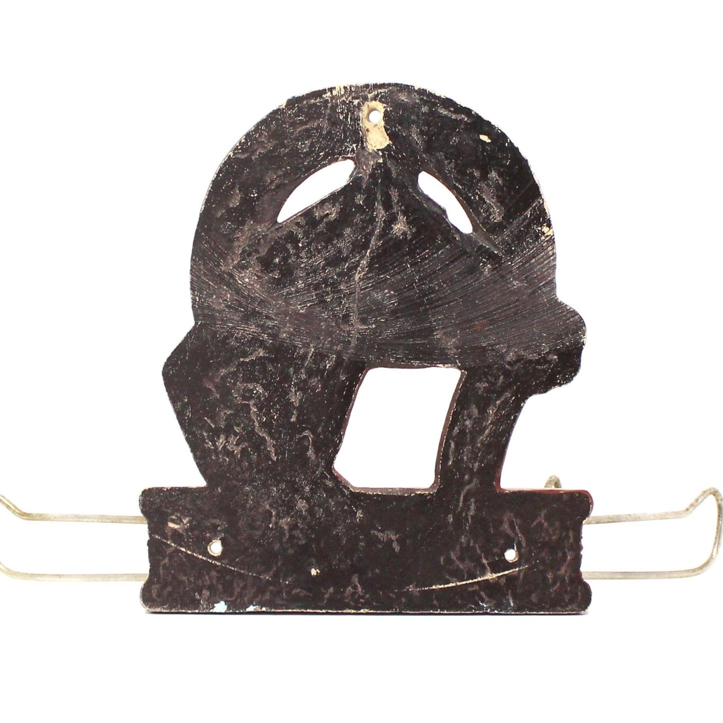 Tie Rack / Belt Organizer, Western Horse Head & Horseshoe, Wall Mount, Vintage