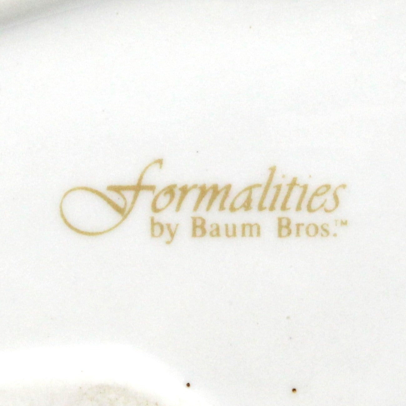 Figurine, Baum Bros, Formalities, Sleeping Kitty Cat, Victorian Rose, Vintage