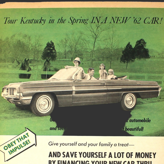 Advertisement, 1962 Liberty National Bank & Trust, Original Magazine Ad, Vintage