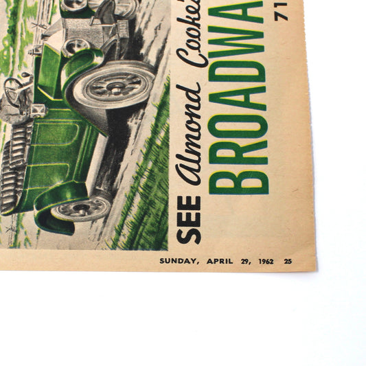 Advertisement, Chevrolet Convertible, Original 1962 Magazine Ad, Vintage