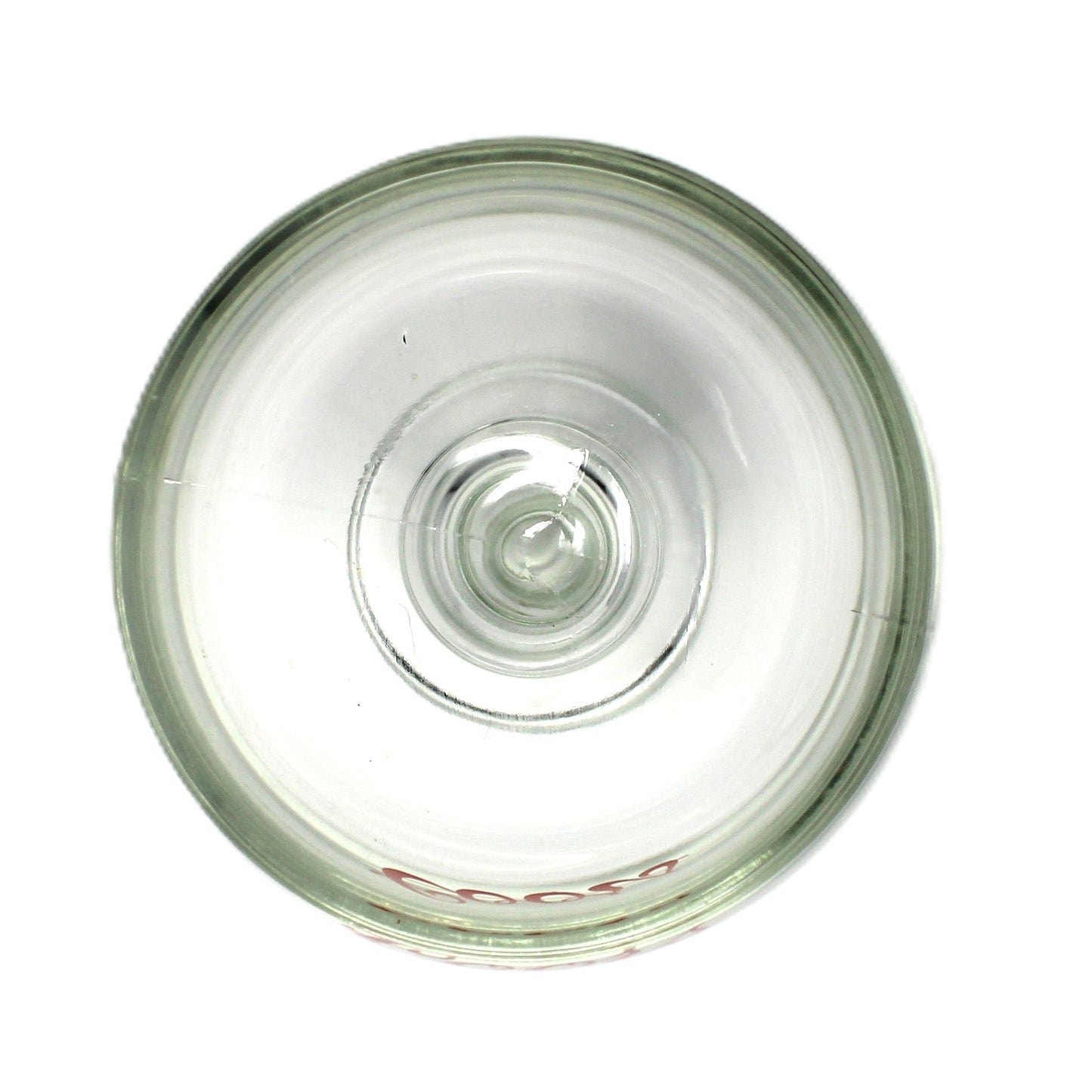 Beer Glass, Coors, Stemmed Goblet, Red ACL Letters, Heavy Pedestal Chalice, Vintage