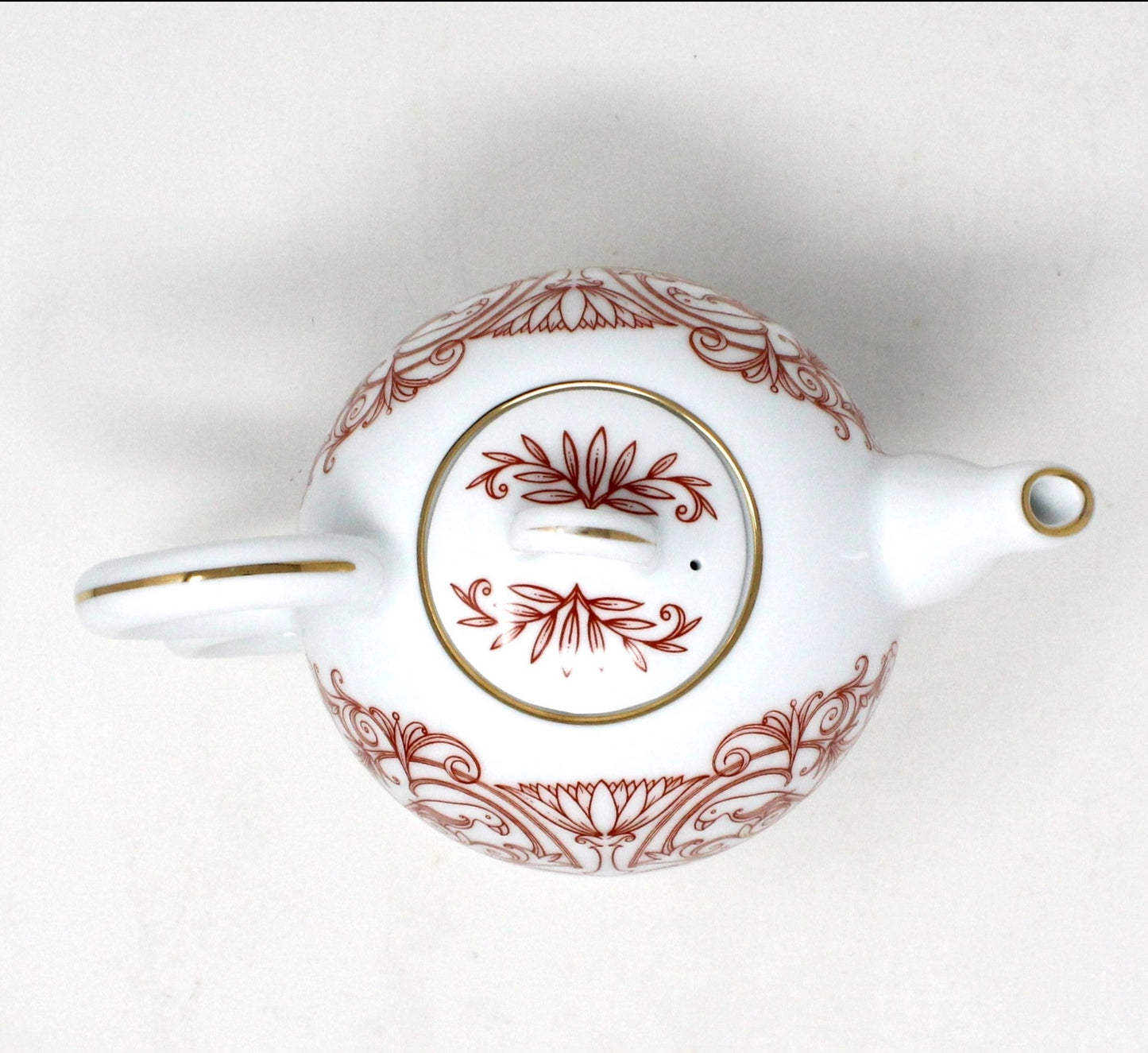 Teapot for One, Mlesna Stackable Teapot & Cup, Red Birds Design, SOLD