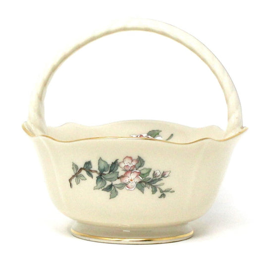 Basket, Lenox, Serenade Basket with Bird, Vintage