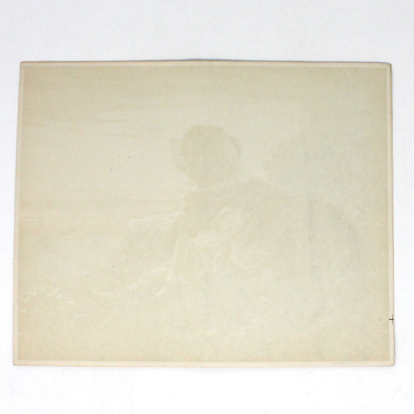 Print, Lithograph, In Safe Keeping, J. Adams, Girl Asleep with St Bernard, Vintage