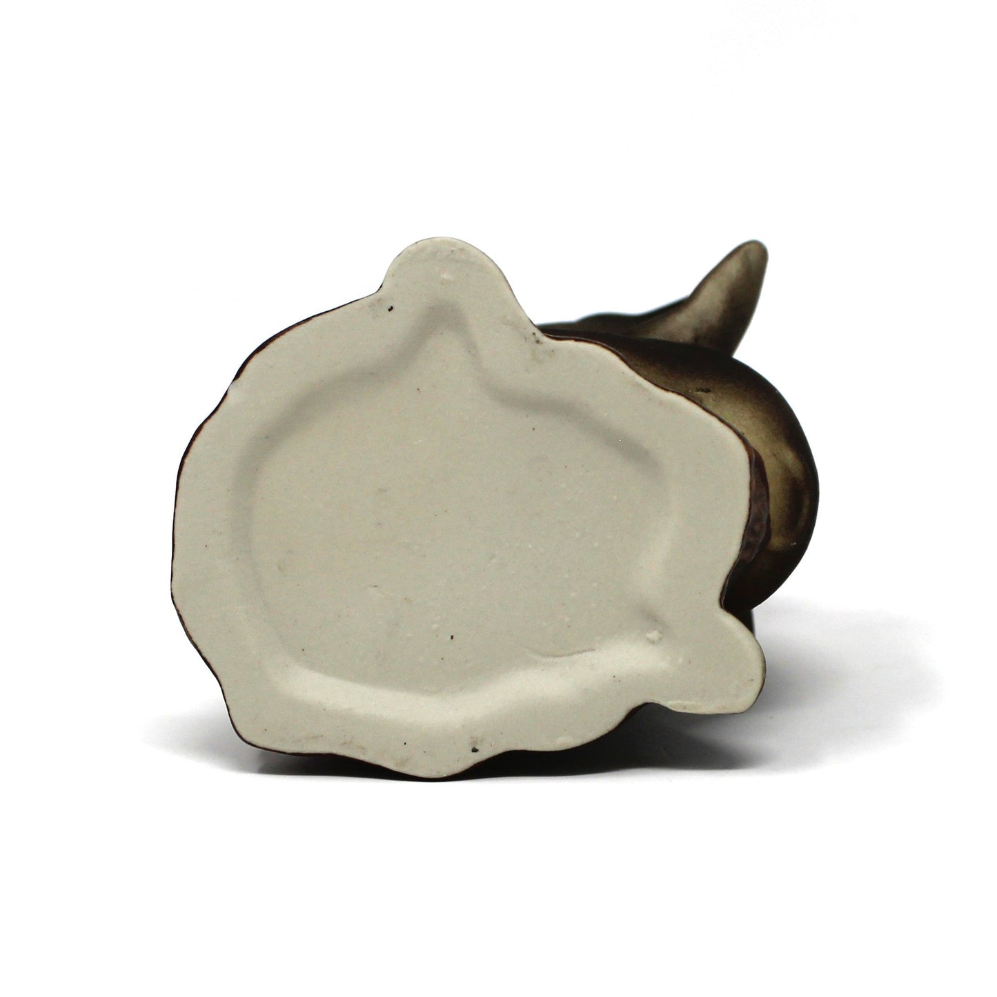 Toothpick Holder, Elephant Trunk Up, Hand Painted Ceramic, Vintage, 1980's