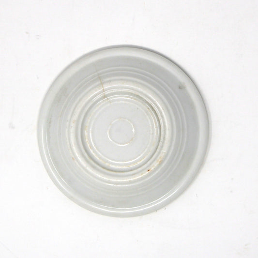 Butter Pats, Restaurant Ware, Geometric, White / Gray, Vintage 1940's