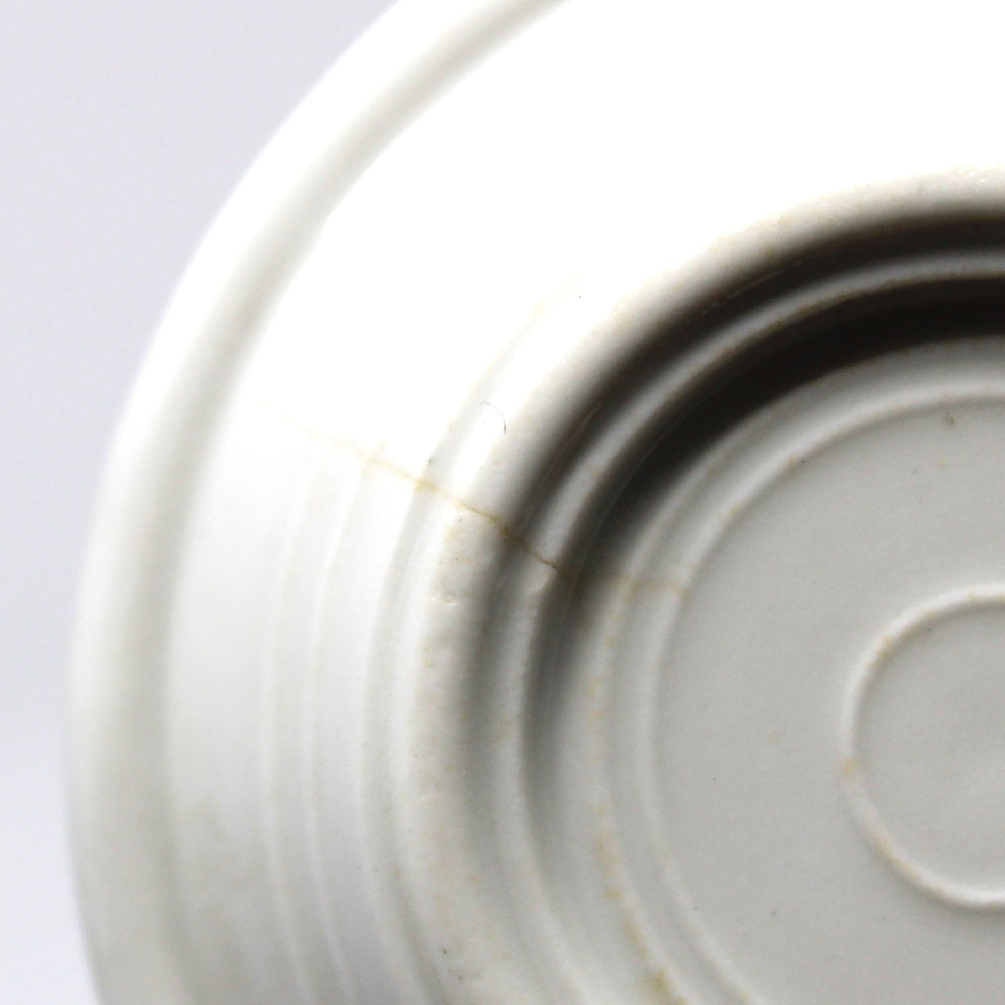 Butter Pats, Restaurant Ware, Geometric, White / Gray, Vintage 1940's