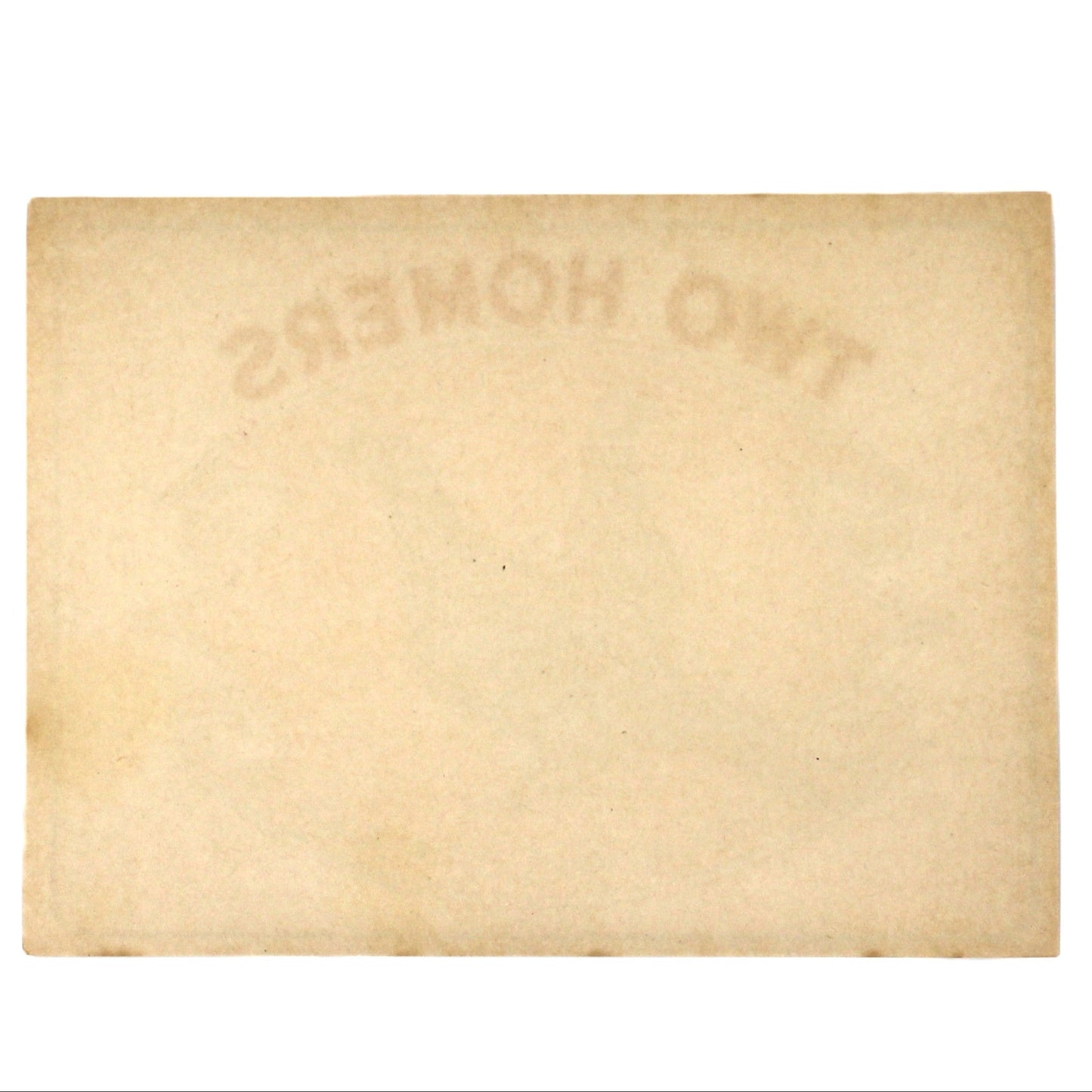 Cigar Box Label, Two Homers Outer Label, Original Lithograph, NOS, 1930's, Vintage