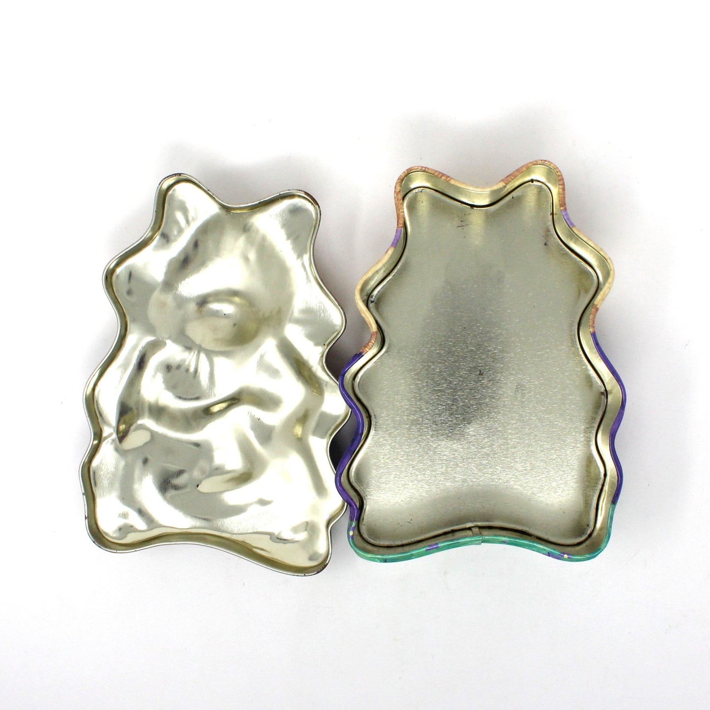 Tins, Gift Tin / Candy Tin, SCC, Rabbit Shaped Tin, Bonnet Bunny Easter Tin