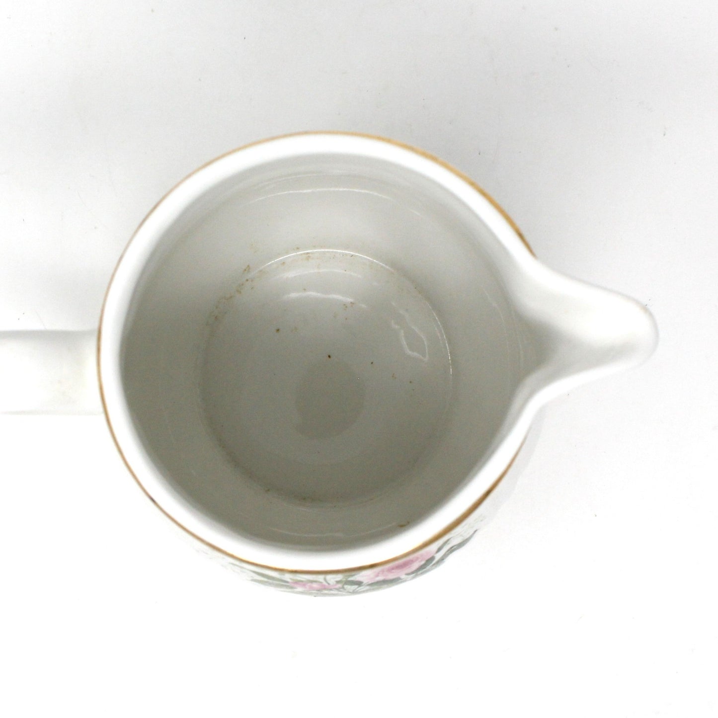 Milk Pitcher, Hall China, Heather Rose, Vintage