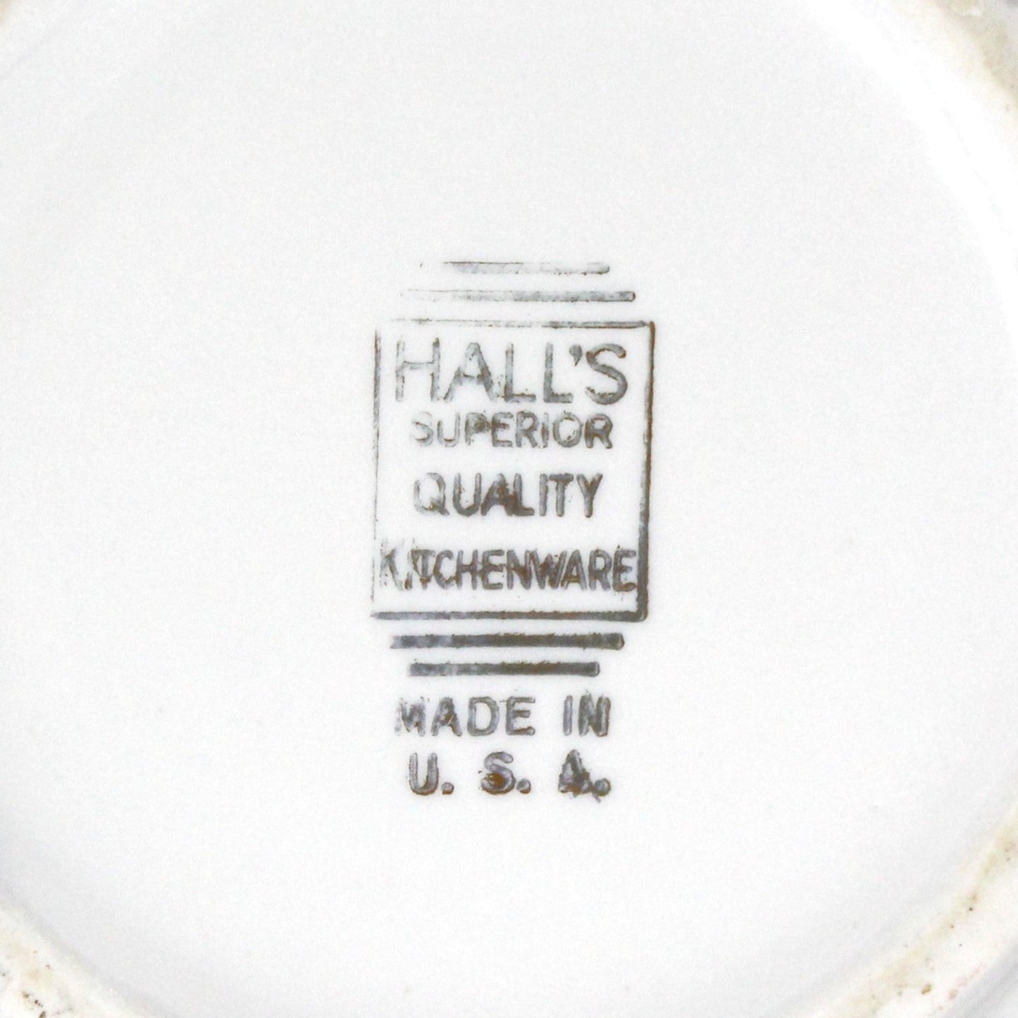 Milk Pitcher, Hall China, Heather Rose, Vintage