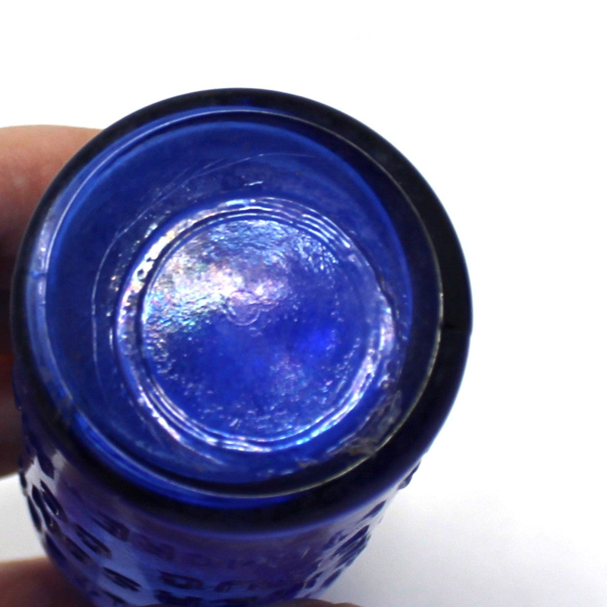 Medicine Bottle, Cobalt Blue Bromo - Seltzer, Emerson, Set of 2, AMB, 4" Antique